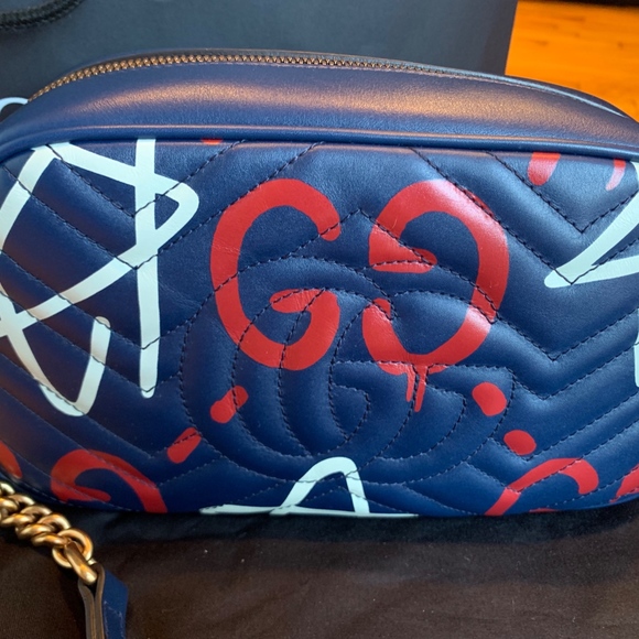 Gucci Ghost Marmont shoulder Cross body bag NWT - Picture 3 of 8